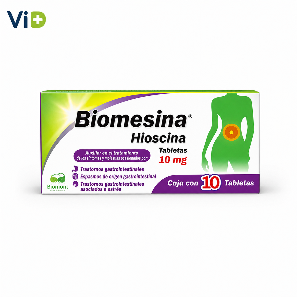 BUTILHIOSCINA 10 MG TAB. C/10 (BIOMESINA) Lab. BIOMEP