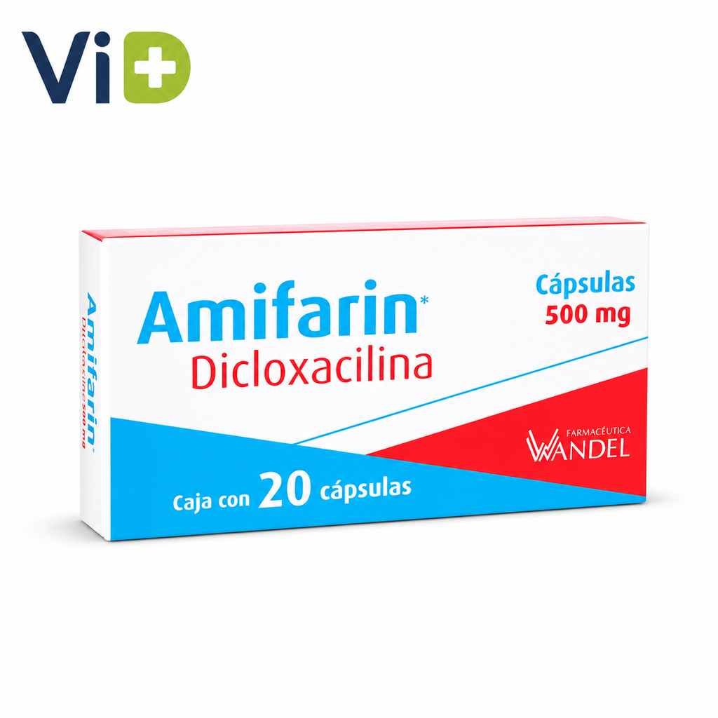 [ATB005] DICLOXACILINA 500 MG TAB. C/20 (AMIFARIN) Lab. WANDEL