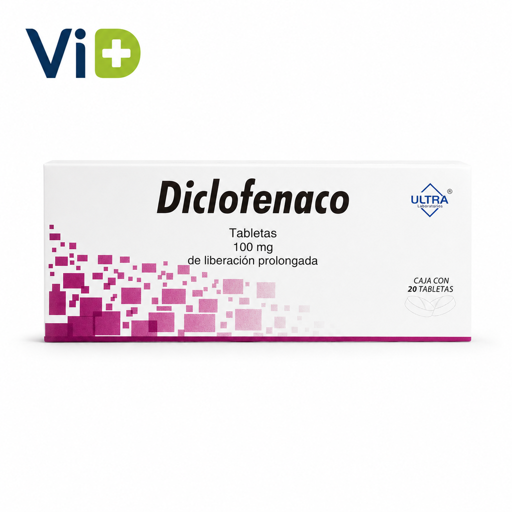 DICLOFENACO 100 MG TAB. C/20 (DICLOFENACO) Lab. ULTRA