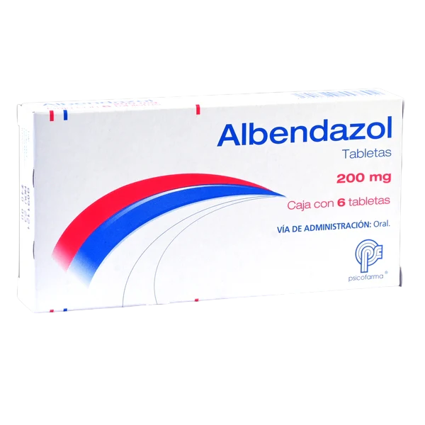 [ATP002] ALBENDAZOL 200 MG TAB. C/6 (ALBENDAZOL) Lab. PSICOFARMA