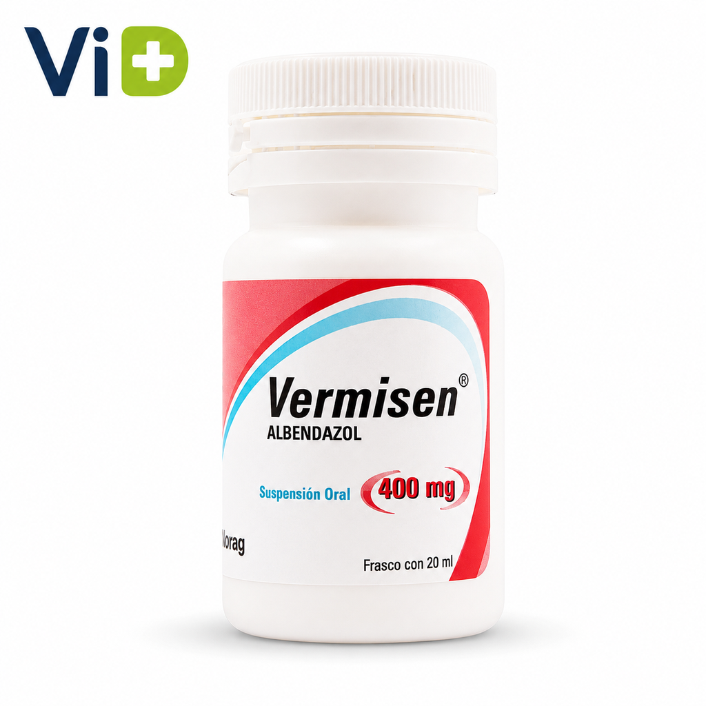 [ATP003] ALBENDAZOL 400 MG/20 ML SUSP. 20 ML (VERMISEN) Lab. NOVAG INFANCIA
