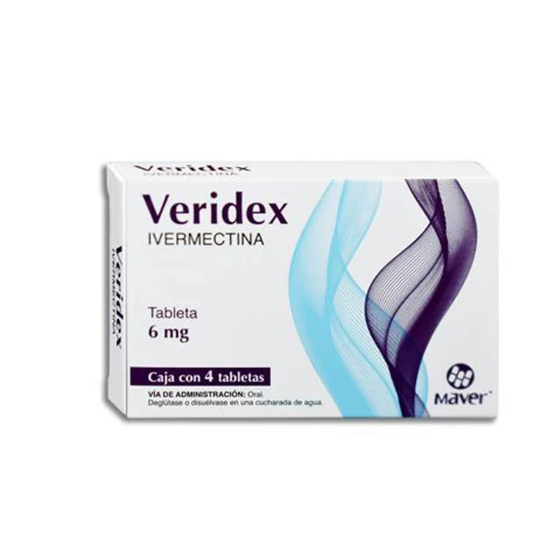 [ATP004] IVERMECTINA 6 MG TAB. C/4 (VERIDEX) Lab. MAVER