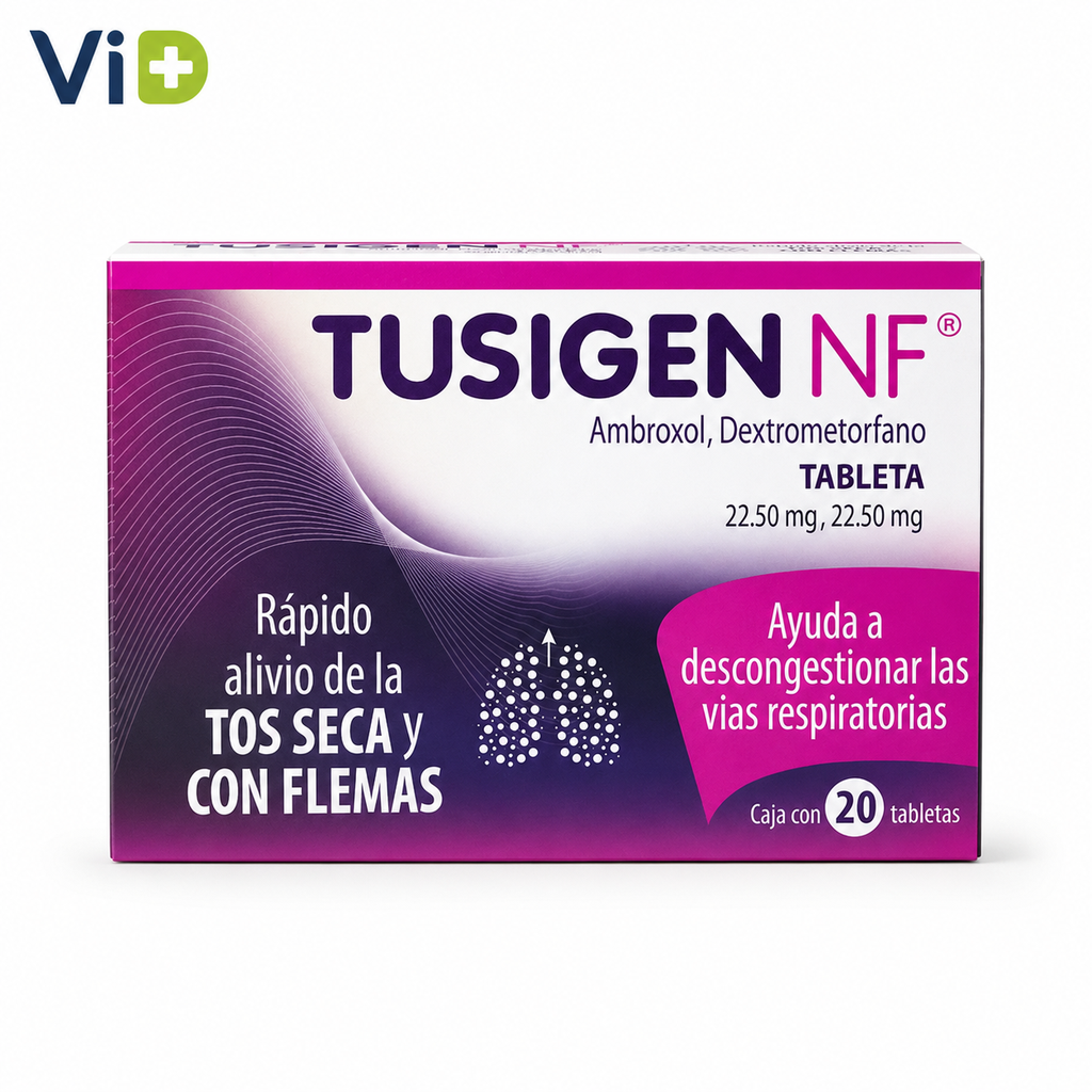 DEXTROMETORFANO/GUAIFENESINA 22.5/22.5 MG TAB. C/20 (TUSIGEN NF) Lab. LIOMONT
