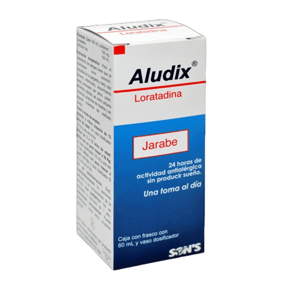 [RES004] LORATADINA 100 MG/100 ML JARABE C/1 (ALUDIX) Lab. QUIMICA SON'S