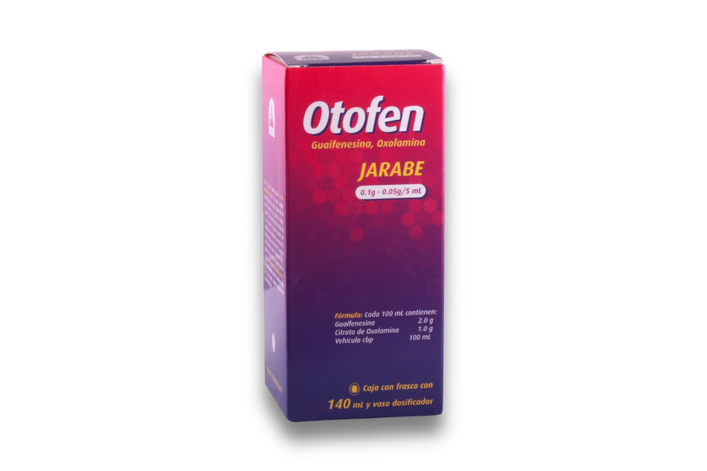 [RES005] GUAIFENESINA/OXOLAMINA 0.1/0.05 G/5 ML JARABE 140 ML (OTOFEN) Lab. ARLEX