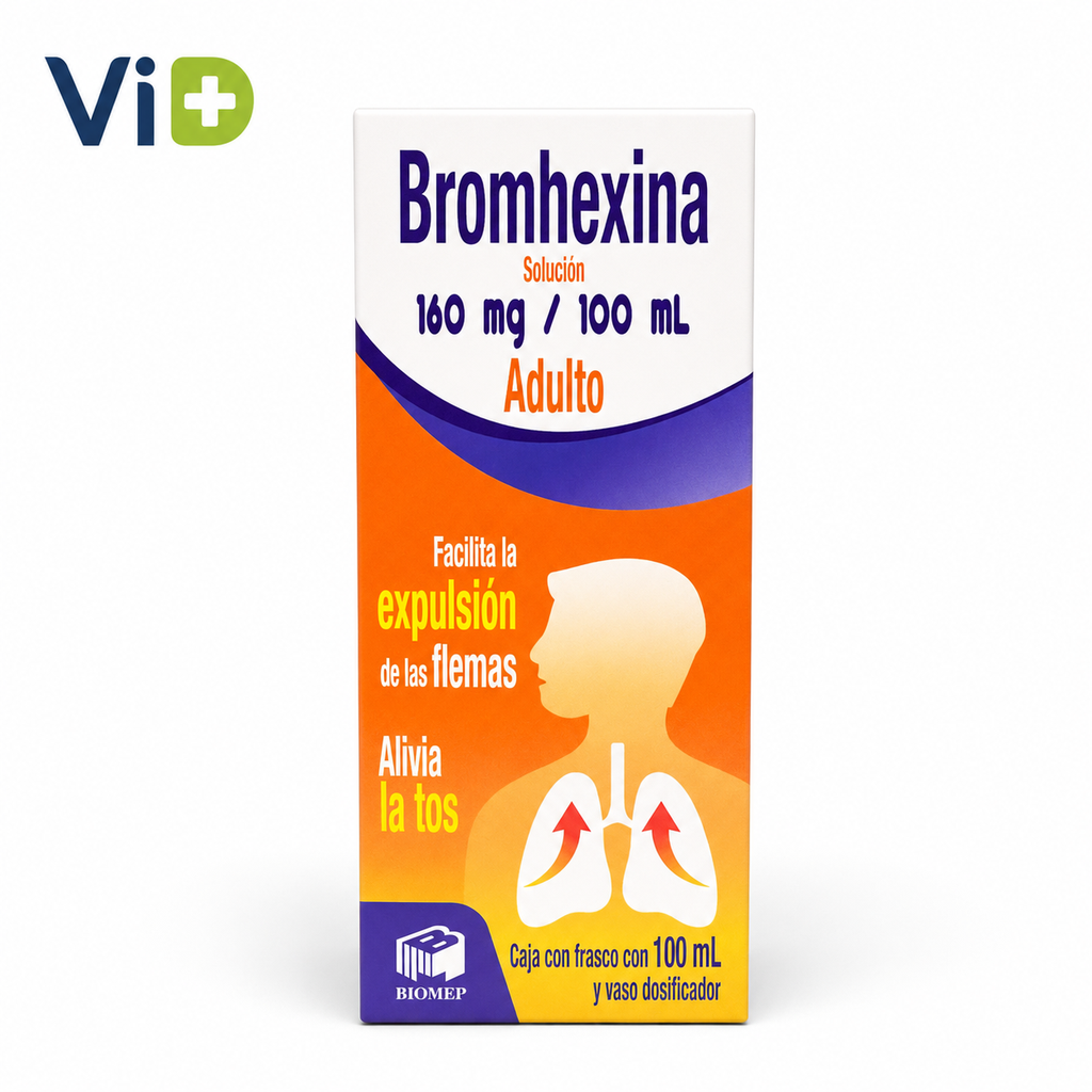 BROMHEXINA 160 MG/100 ML SOL. 100 ML (BROMHEXINA) Lab. BIOMEP
