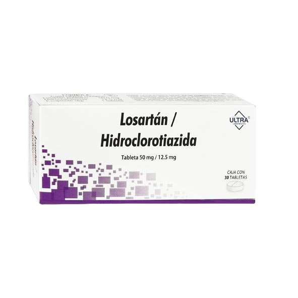 [CAR010] LOSARTAN/HIDROCLOROTIAZIDA 50 MG/12.5 MG TAB. C/30 (LOSARTAN/HIDROCLOROTIZIDA) Lab. ULTRA