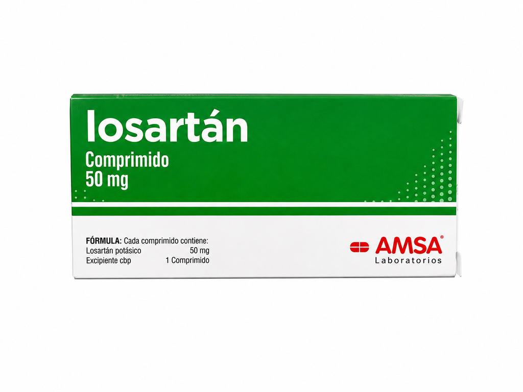 [CAR009] LOSARTAN 50 MG TAB. C/30 Lab. AMSA