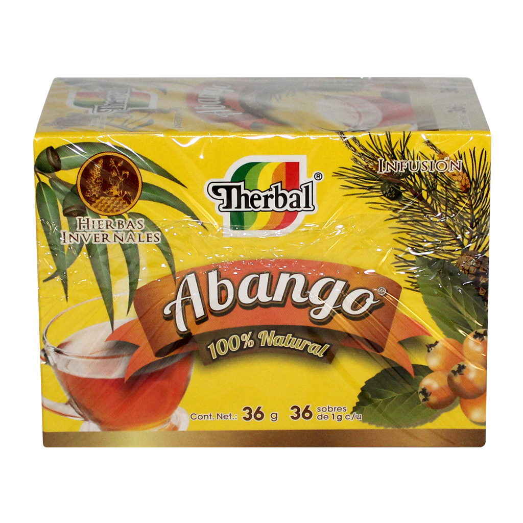 [NAT001] ABANGO CON MIEL Y PROPOLEO P/INFUSION C/36 SOBS. 1 G