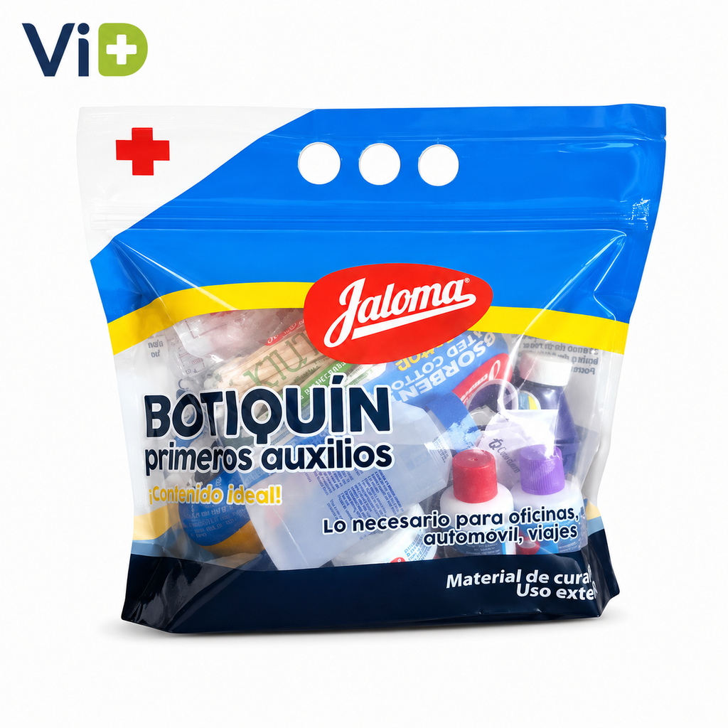 BOTIQUIN PRIMEROS AUXILIOS BOLSA C/13 PZS
