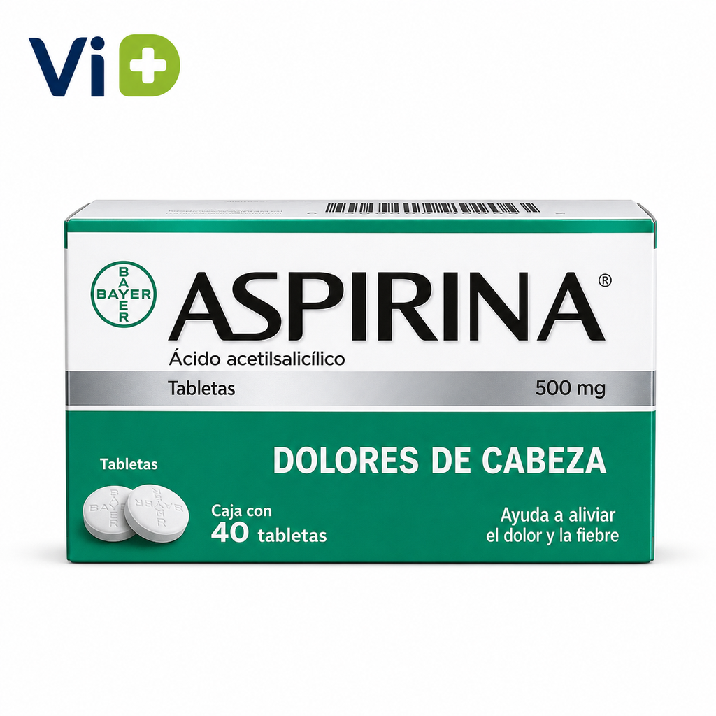 [CAR013] ACIDO ACETILSALICILICO 500 MG (ASPIRINA) Lab. BAYER