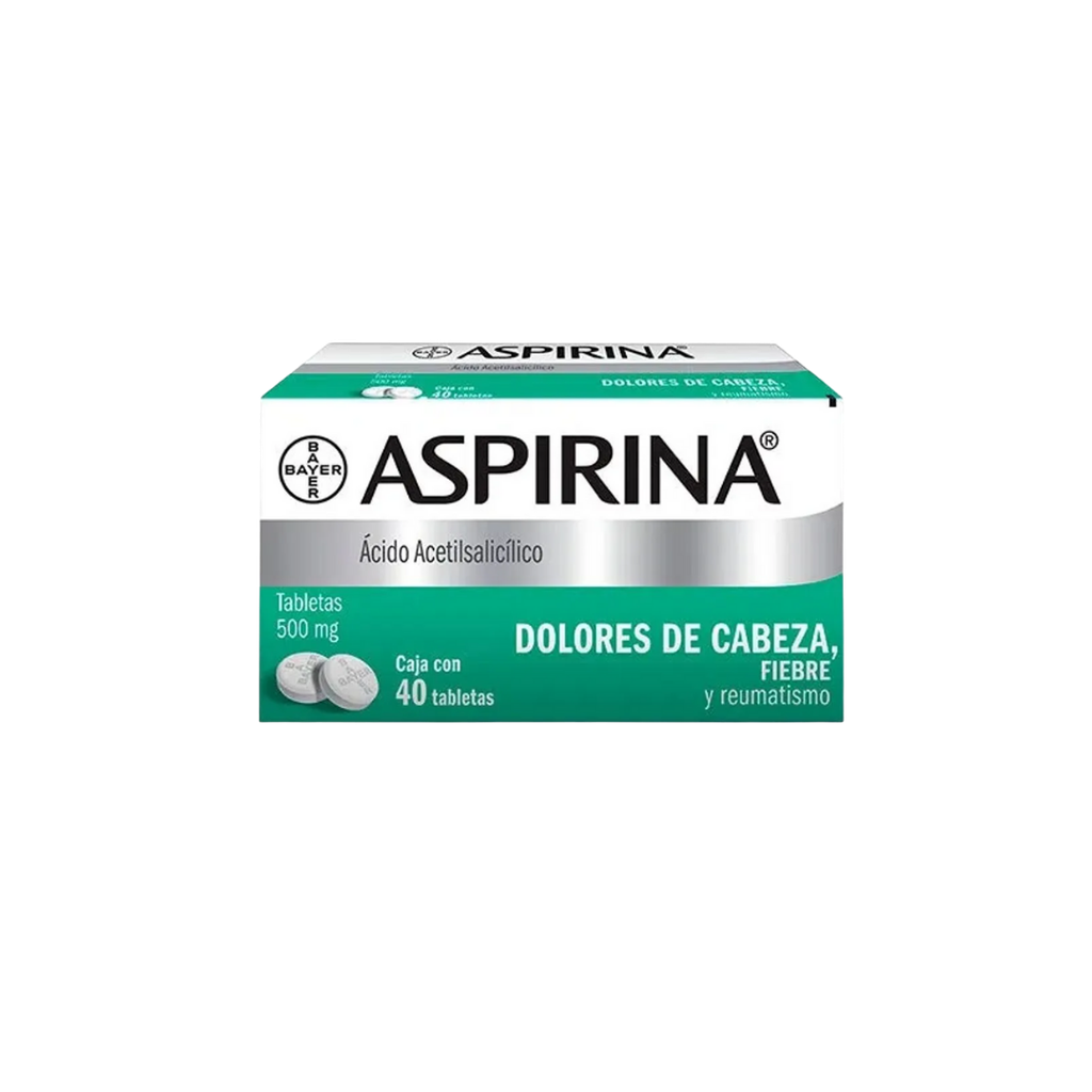 [CAR013] ACIDO ACETILSALICILICO 500 MG (ASPIRINA) Lab. BAYER