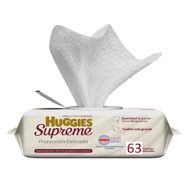 HUGGIES SUPREME TOALLITAS HUMEDAS