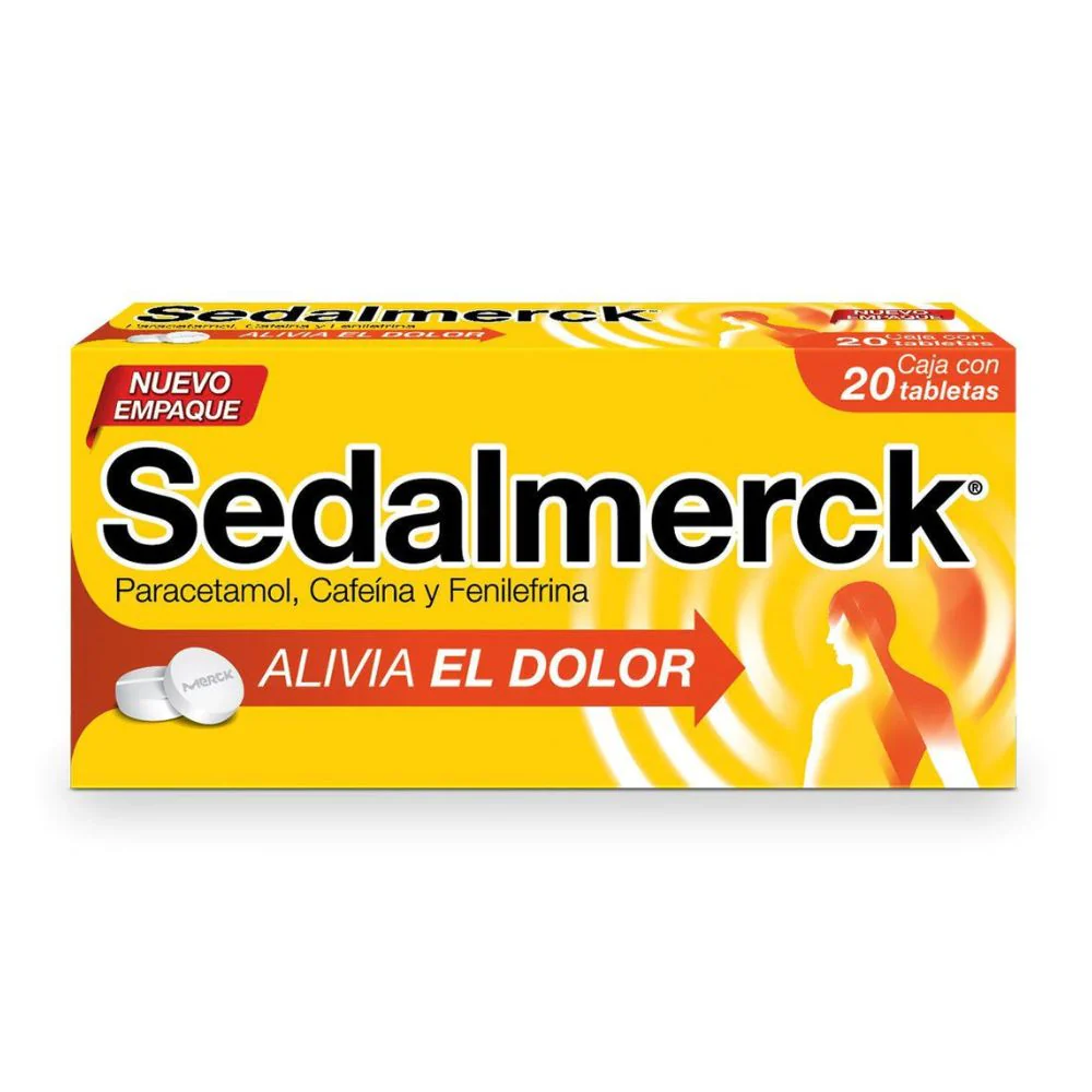 PARACETAMOL/CAFEÍNA/FENILEFRINA 500/50/5 MG TAB. (SEDALMERCK) Lab. P&G